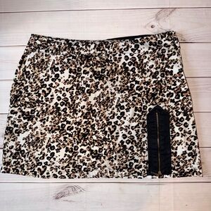 Allison Whitmore Golf Leopard Print Skort – Size 12 🐆 Golf Tennis Pickleball